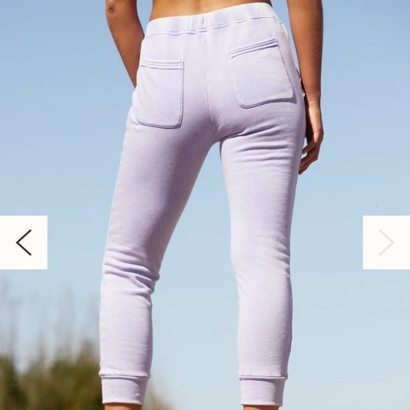 Free People Movement Work it Out lavender Joggers - Picture 2 of 7